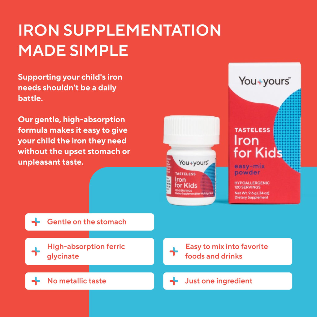 Kids Iron Supplement – Powder for Easy Mixing

