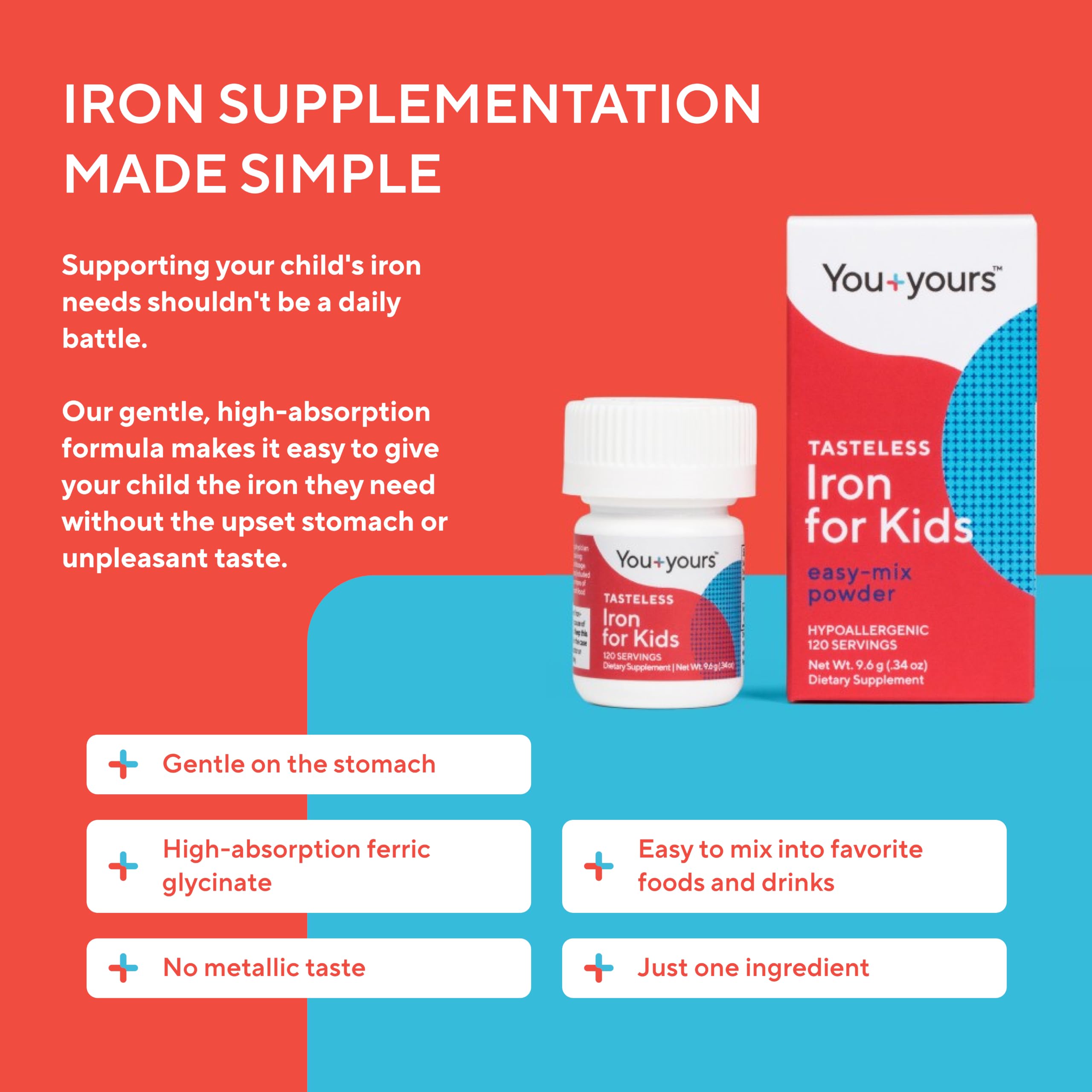 Kids Iron Supplement – Powder for Easy Mixing

