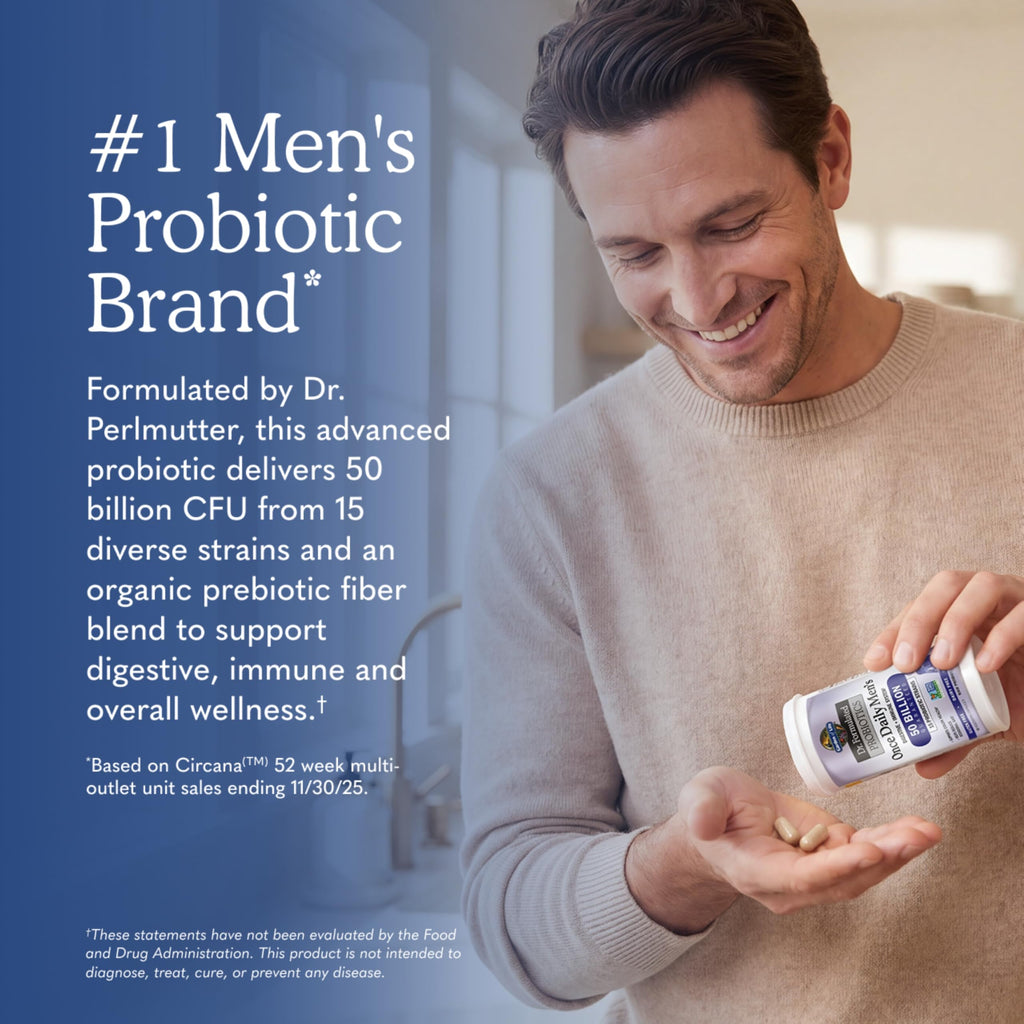 Garden of Life Probiotics for Men Formulated 50 Billion CFU

