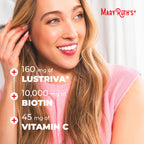 MaryRuth's Hair Growth Gummies with Lustriva

