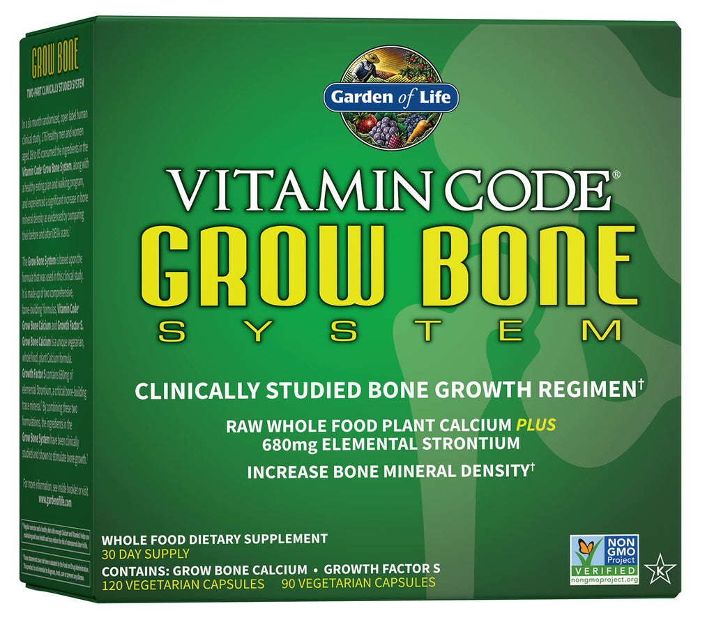 Garden of Life Grow Bone Calcium Probiotics Vitamin Code

