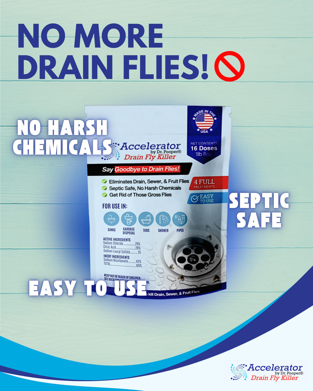 Drain Fly Killer Powder – Fast-Acting Drain Pest Control


