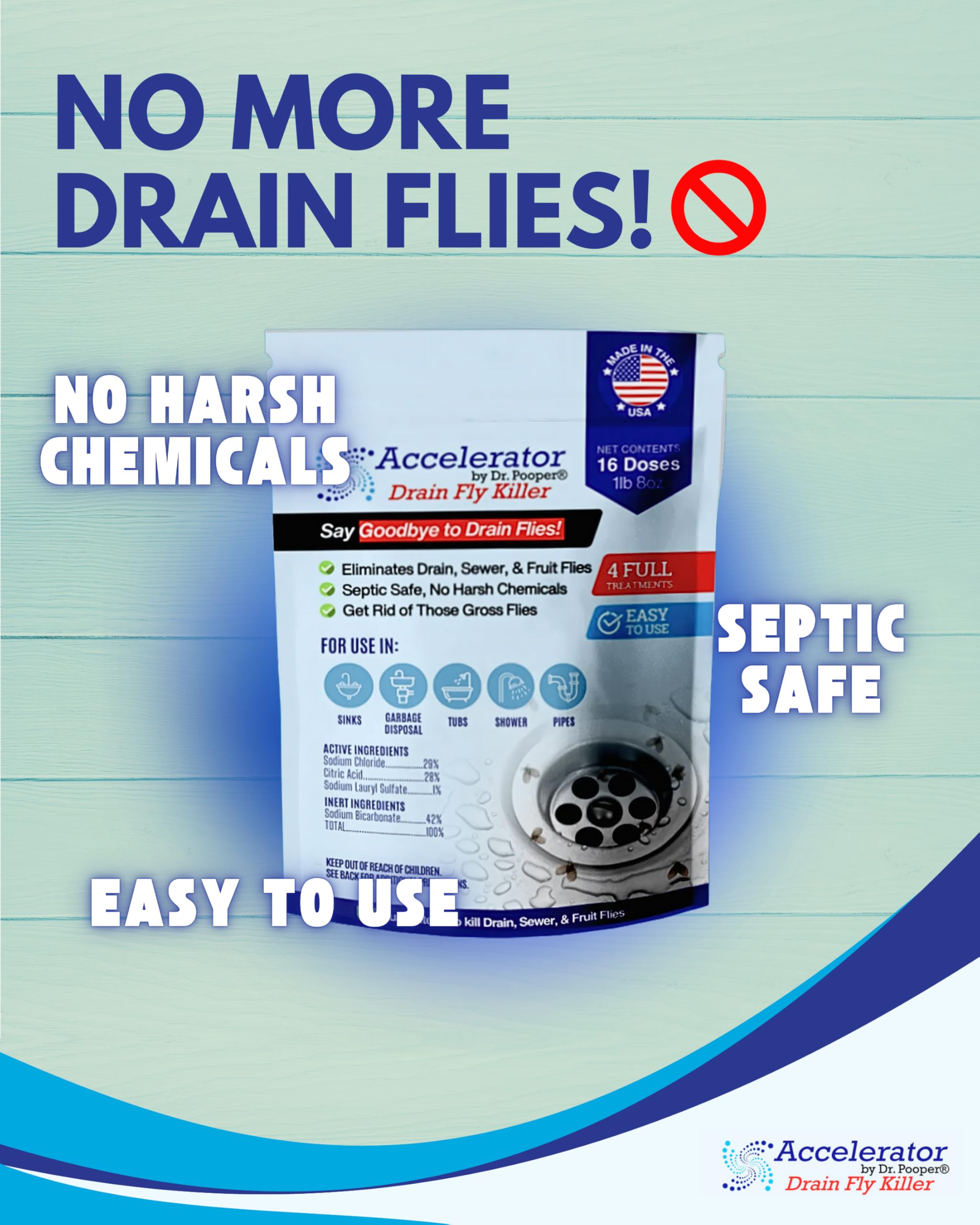 Drain Fly Killer Powder – Fast-Acting Drain Pest Control

