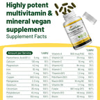 Vegan Multivitamin & Mineral Supplement | Adults

