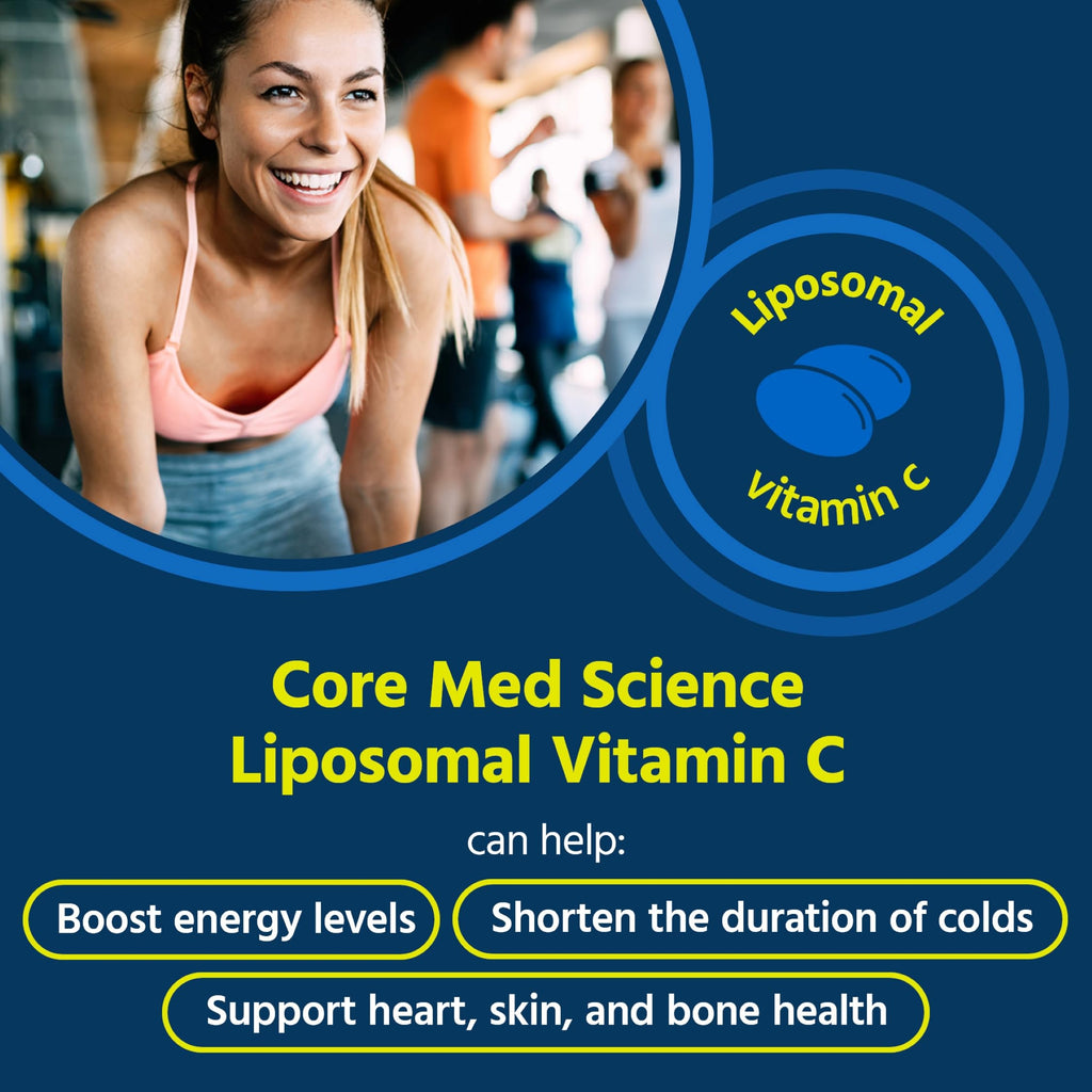 Core Med Science Liposomal Vitamin C 1000mg Immune Support

