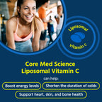 Core Med Science Liposomal Vitamin C 1000mg Immune Support

