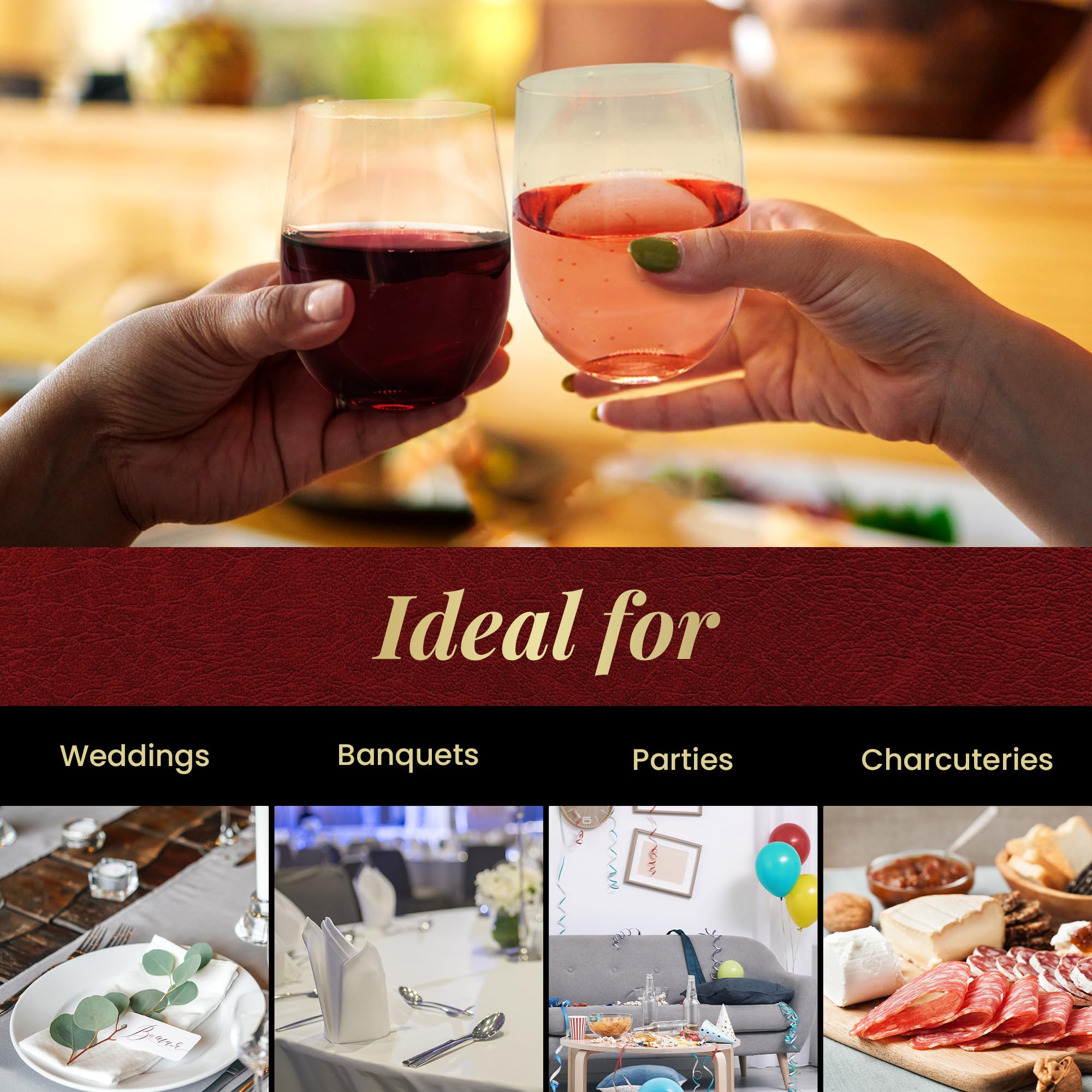 Reli Wine Glasses | Elegant Glassware for Events


