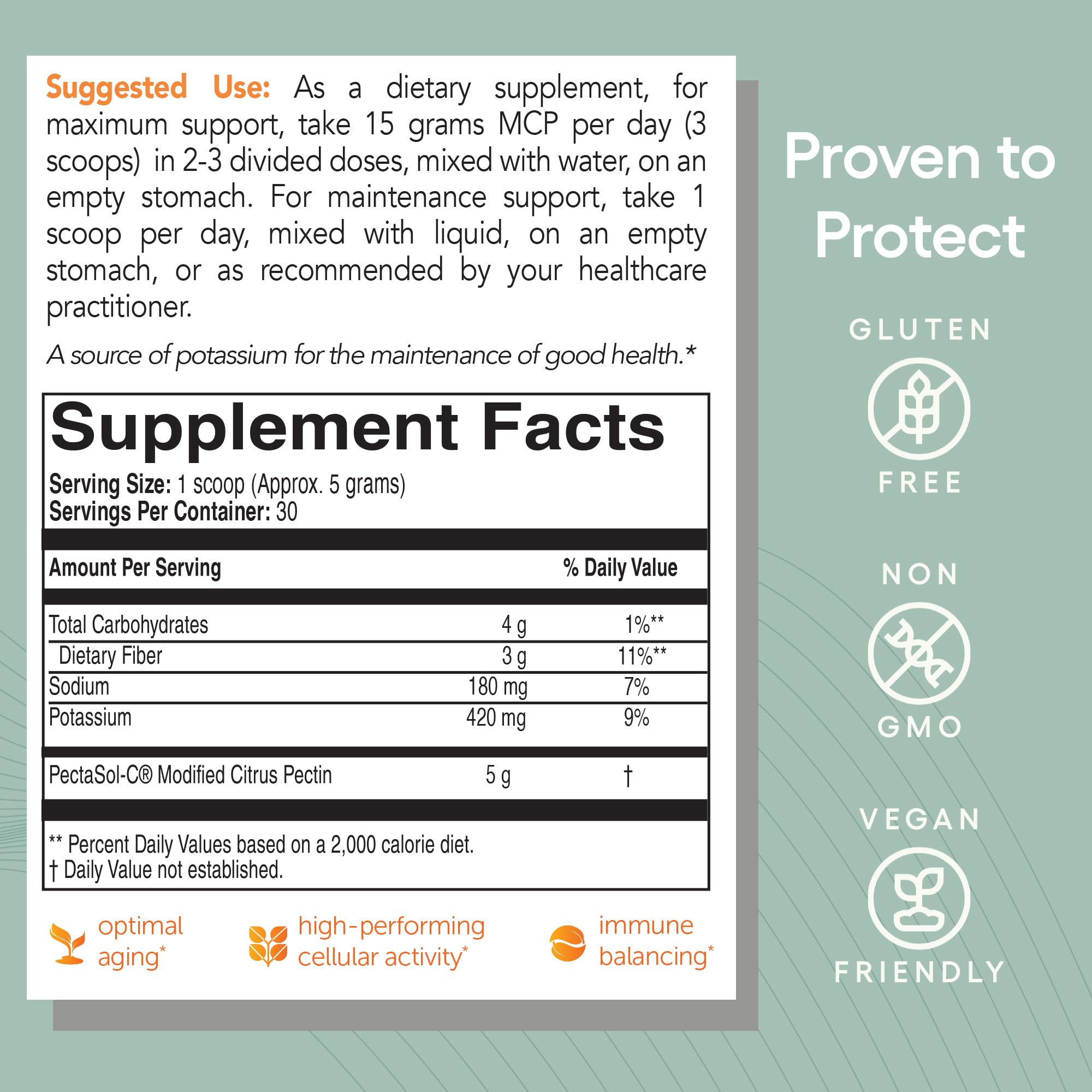 PectaSol Modified Citrus Pectin - 150 g Powder

