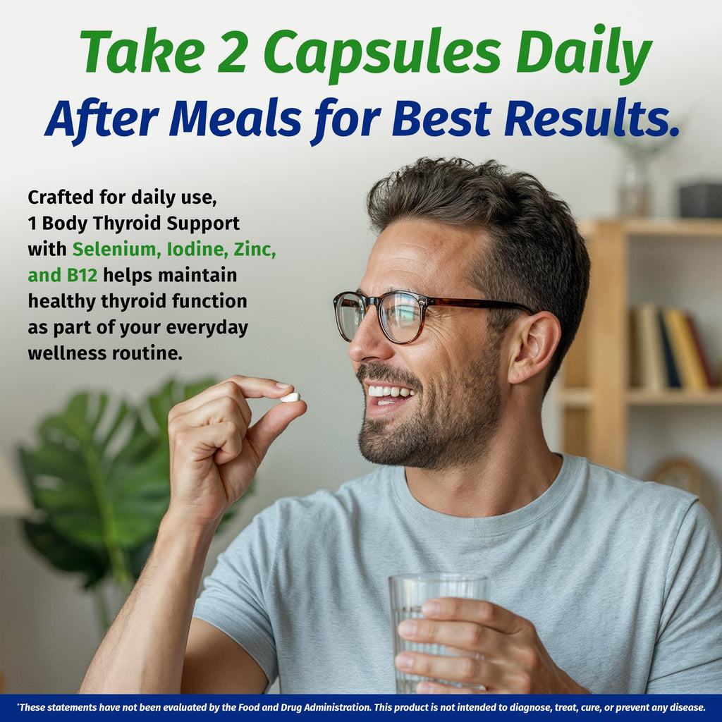 Thyroid Support Supplement for Women & Men | Minerals

