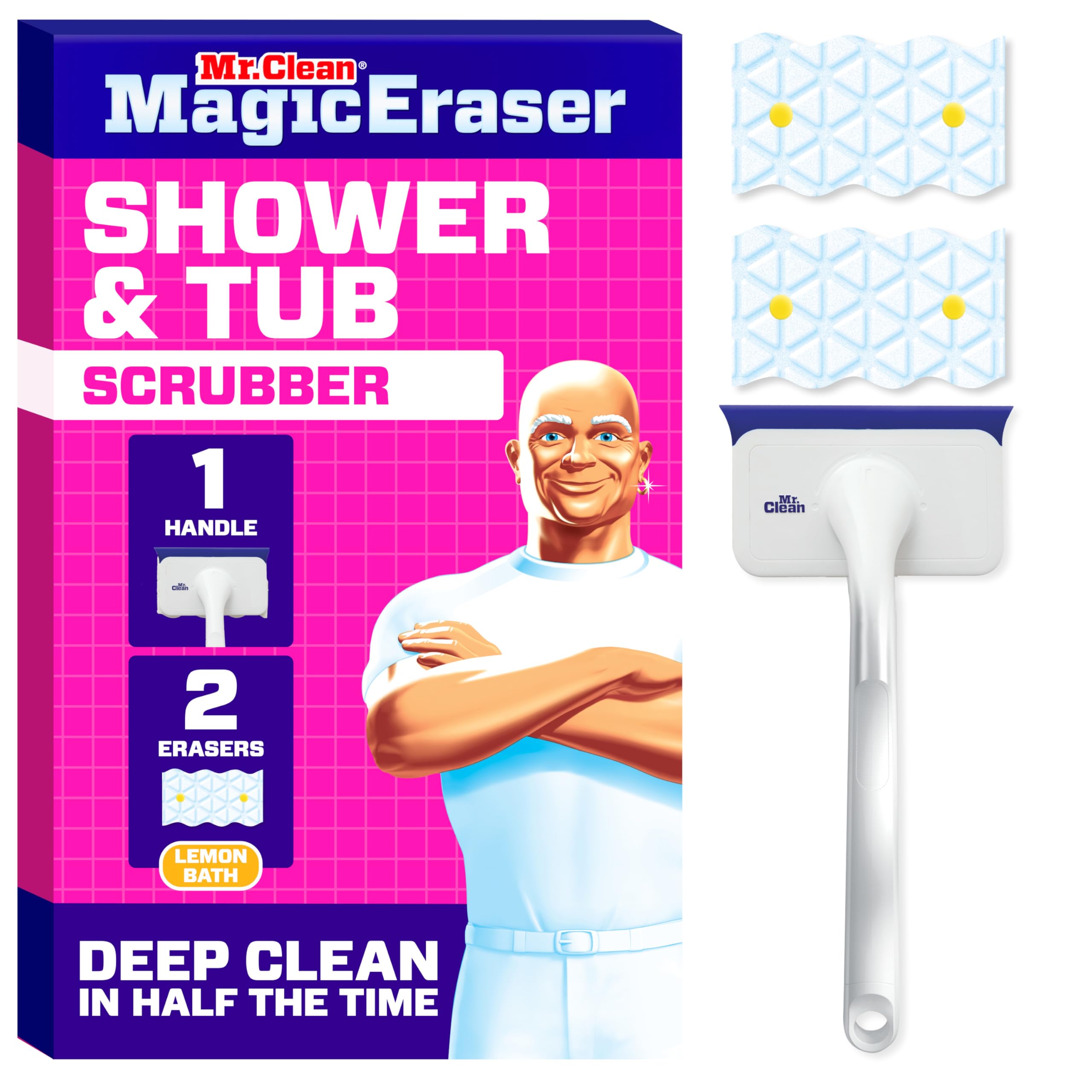 Mr. Clean Shower & Tub Scrubber – All-in-One Bathroom Cleaner