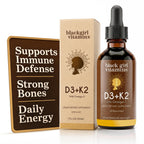 D3 K2 Liquid Drops by Black Girl Vitamins – Immune Support

