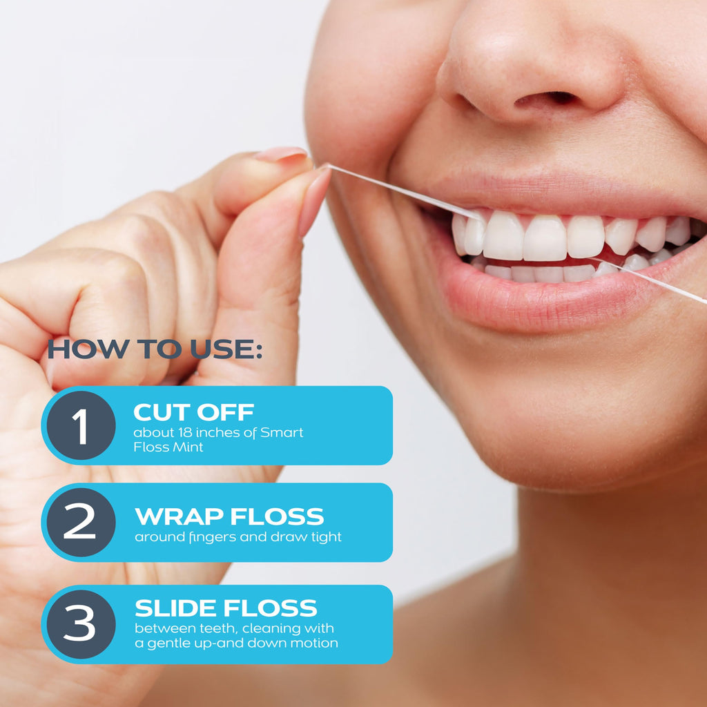 drTung's Smart Floss Mint - Natural Expanding Dental Floss

