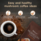 Mushroom Coffee with Adaptogenic Mushrooms – Instant Focus

