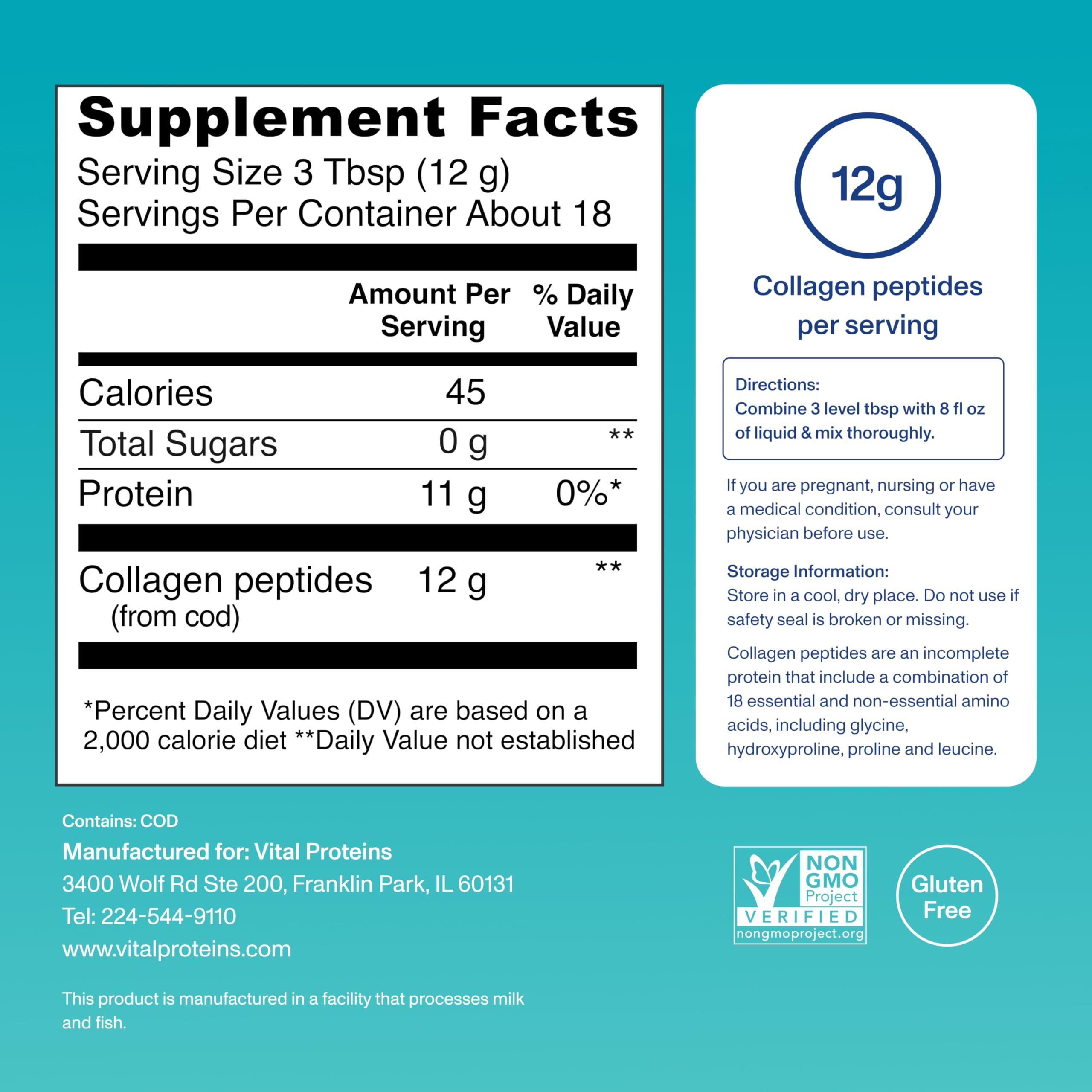 Vital Proteins Marine Collagen Peptides Powder

