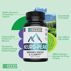ZHOU Neuro-Peak Brain Support | Memory & Focus

