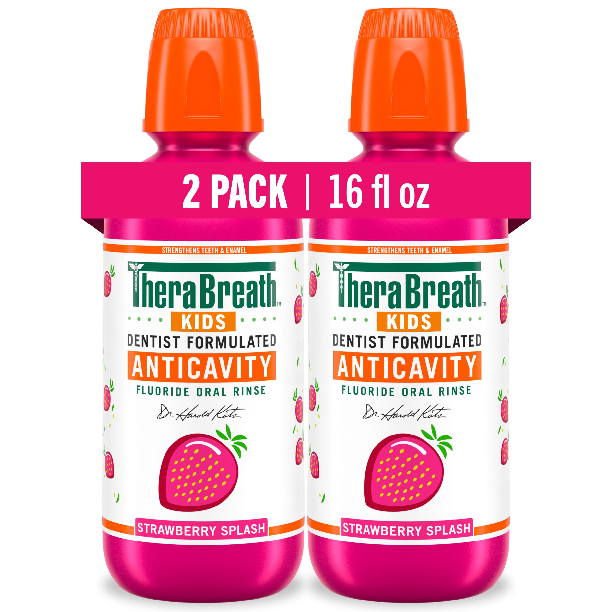 TheraBreath Kids Mouthwash with Fluoride | Anticavity


