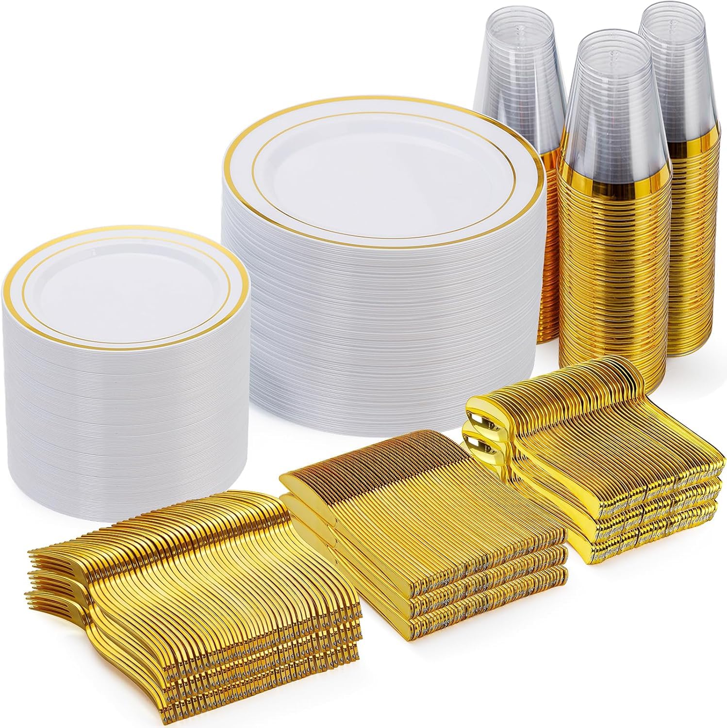 Goodluck Disposable Party Dinnerware Set

