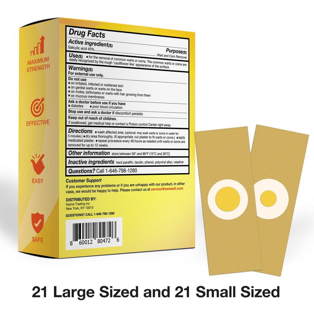 Samsali Wart and Corn Remover for Feet | Salicylic Acid Treatment

