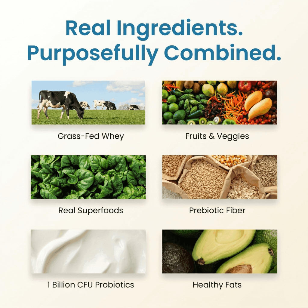 TrueFit High Fiber Protein Powder - Grass-Fed Whey


