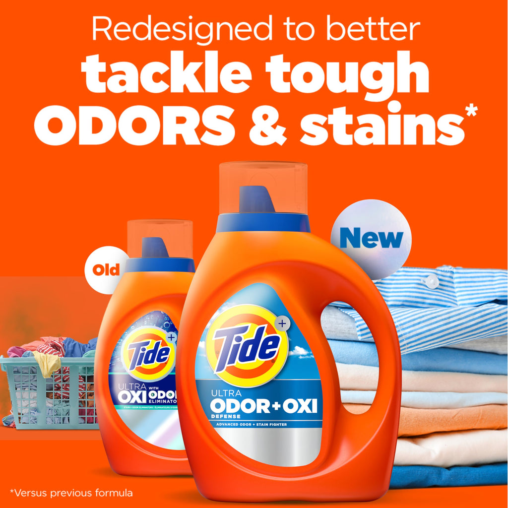 Tide Ultra Odor Defense Plus Oxi Liquid Detergent

