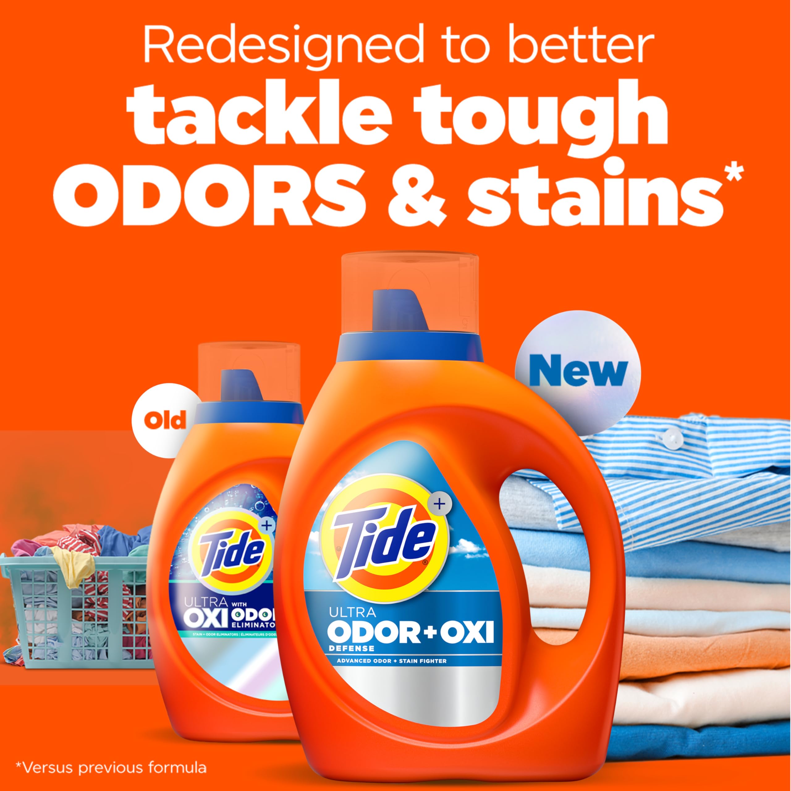 Tide Ultra Odor Defense Plus Oxi Liquid Detergent

