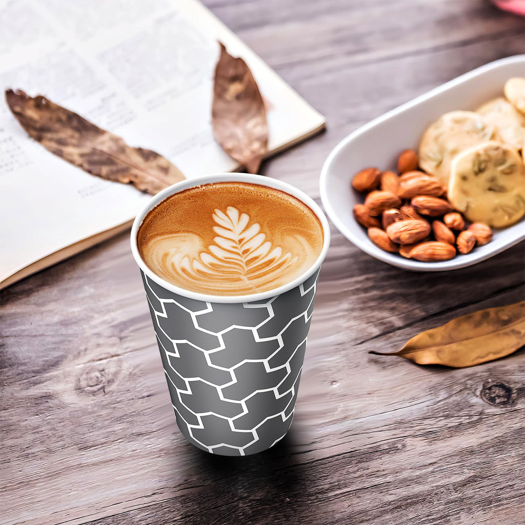 Huifany Paper Coffee Cups – Insulated Disposable Cups

