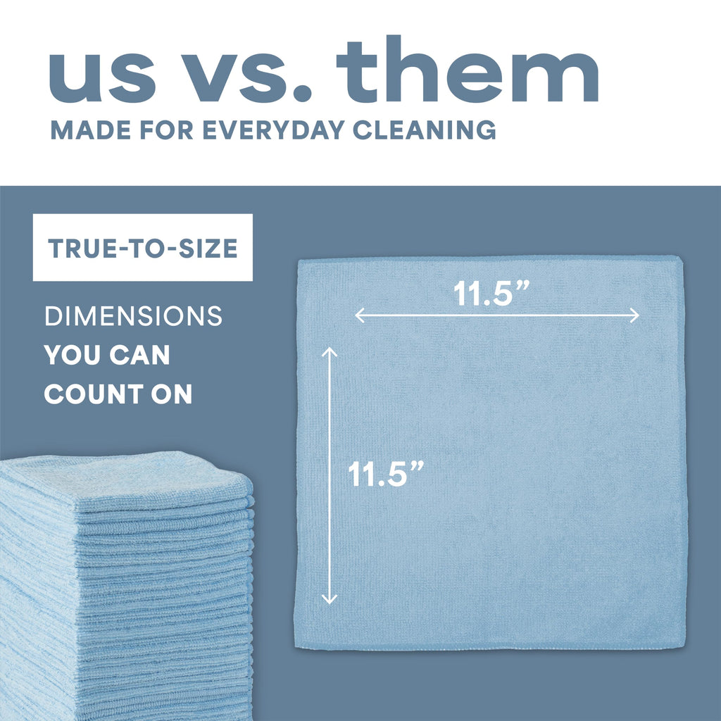 S&T INC Microfiber Cleaning Cloths - Lint-Free Towels

