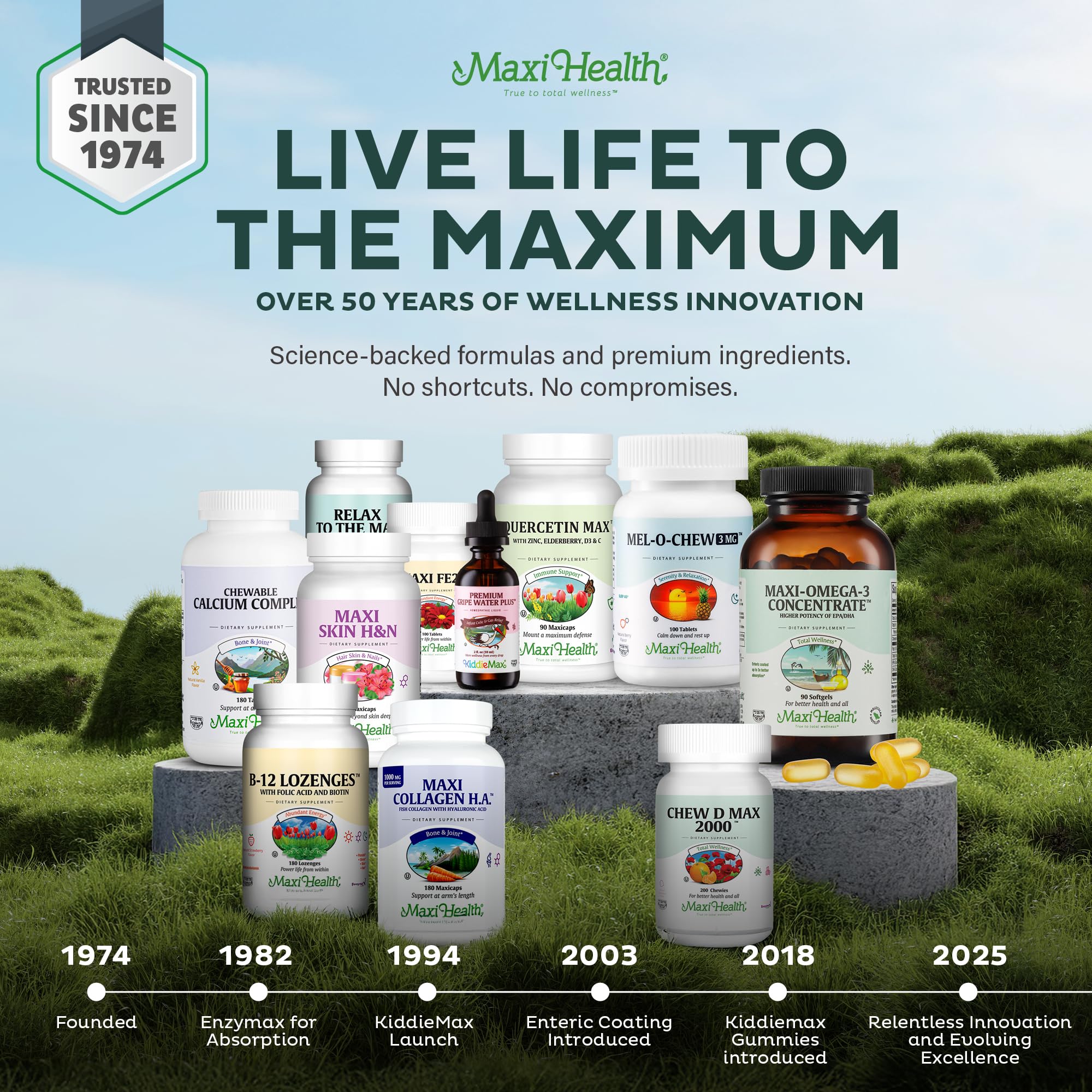 Maxi Health Teen Multivitamin for Teens | Immune and Growth

