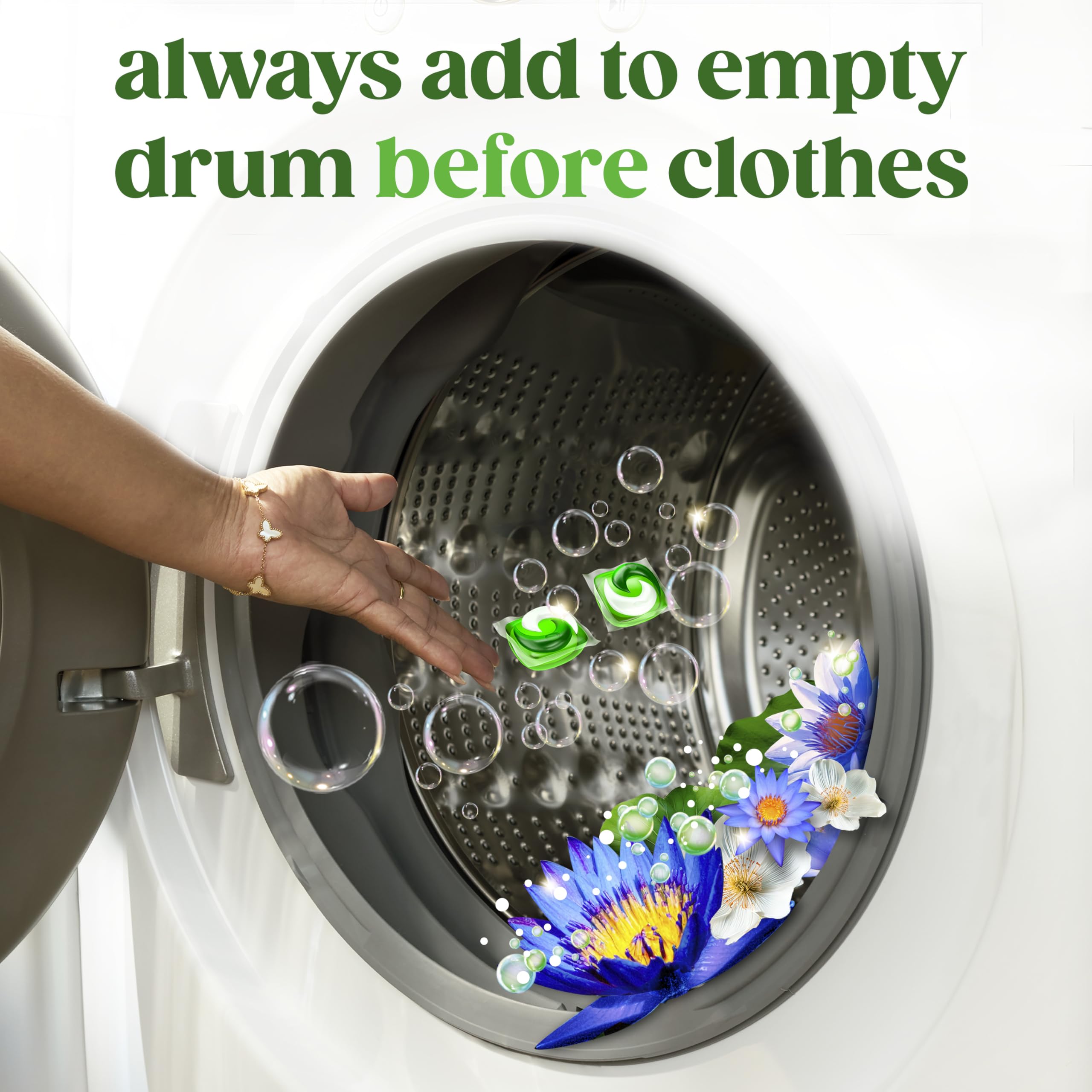 Gain Flings Waterfall Delight Laundry Pods 4-in-1

