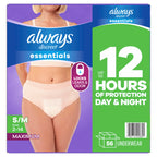 Always Discreet Essentials Women's Incontinence Underwear

