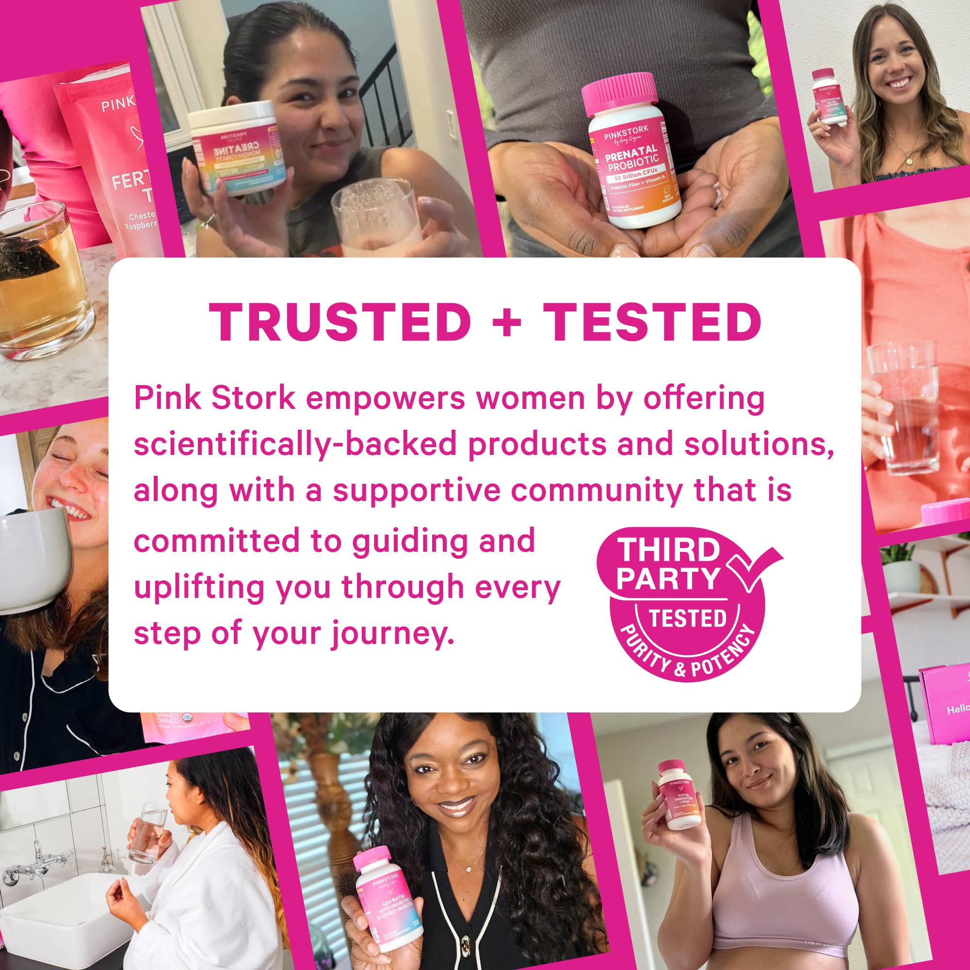 Pink Stork Postpartum Mood Support – Postnatal Supplement

