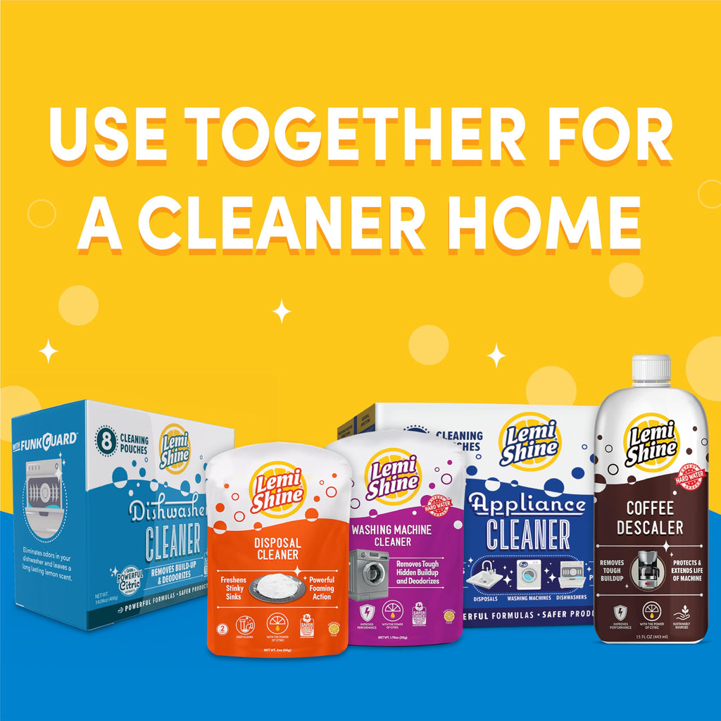 Lemi Shine Natural Dishwasher Cleaner with Citric Acid


