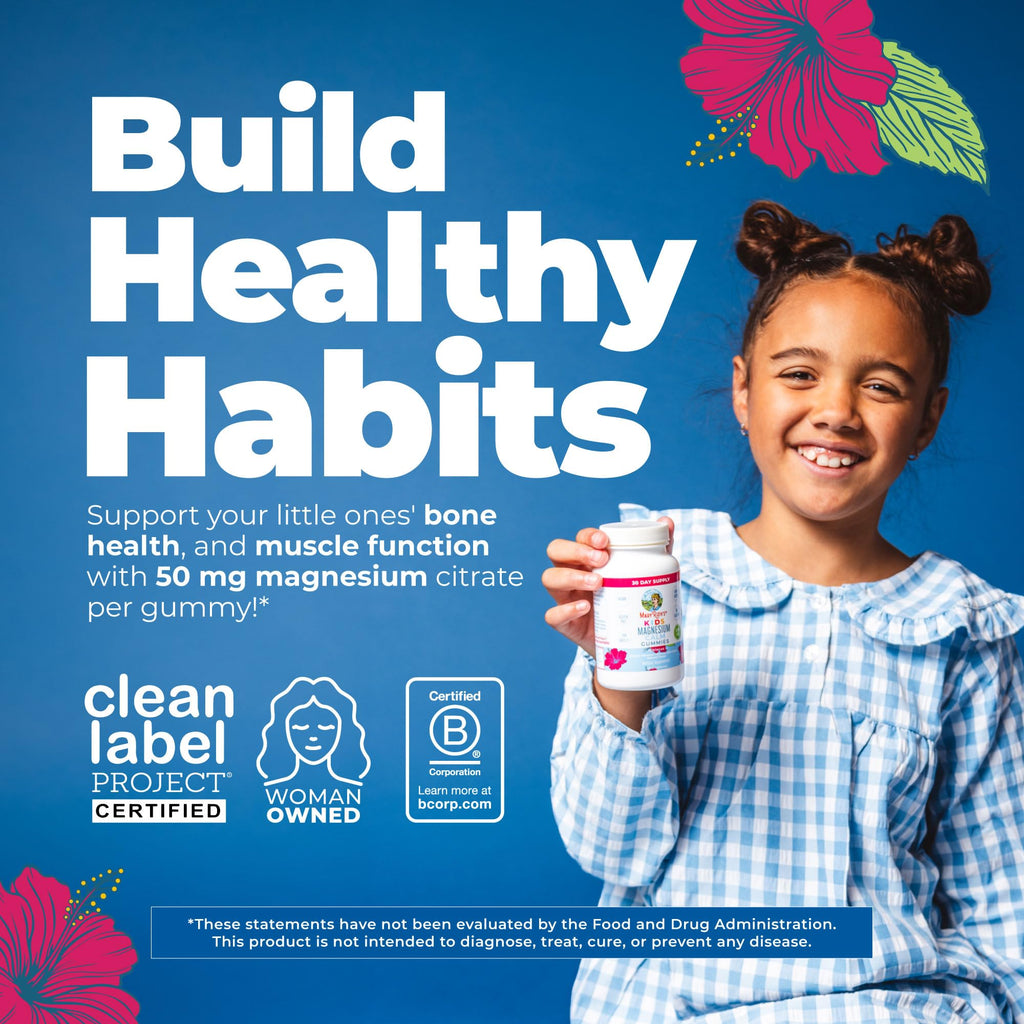 MaryRuth's Magnesium Gummies for Kids | Chewable Mineral

