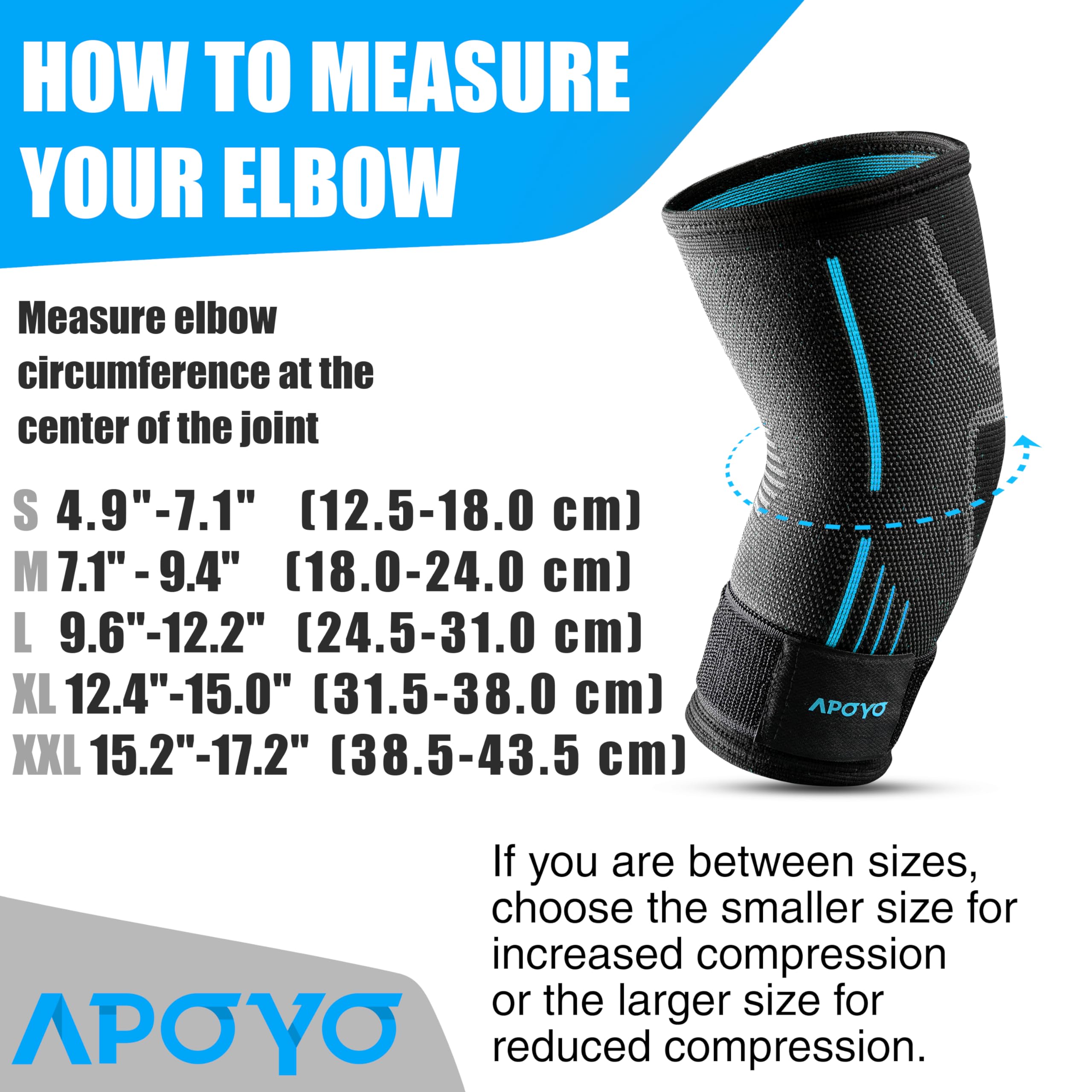 APOYO Tennis Elbow Brace | Comfortable Arm Support

