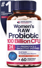 Wholesome Wellness Probiotics for Women - 100 Billion CFUs

