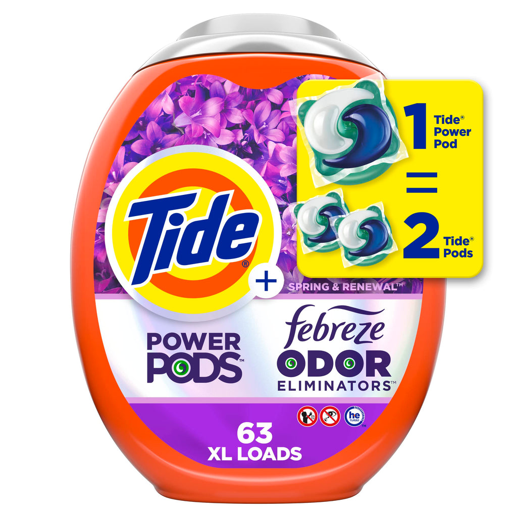 Tide Power Pods Febreze Odor Eliminators | Laundry Detergent

