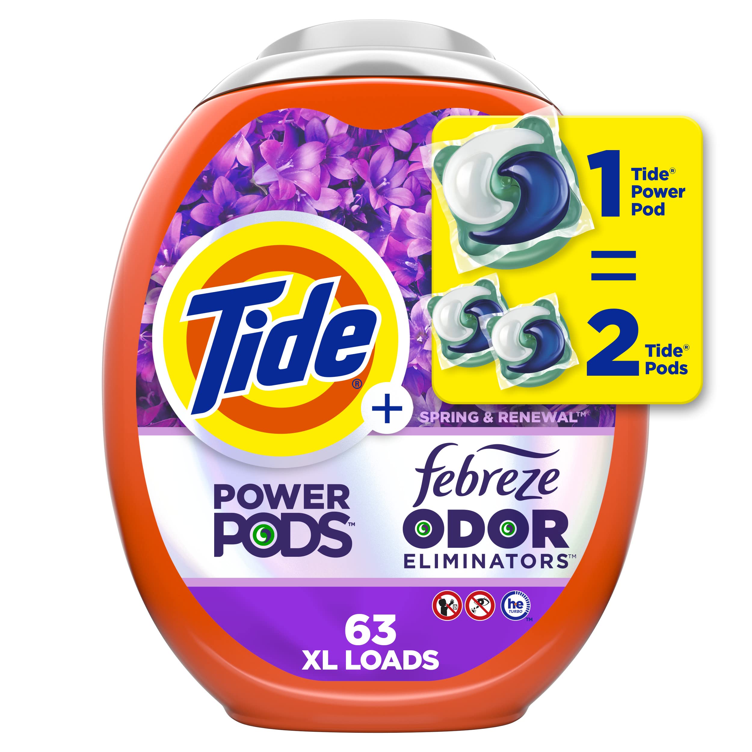 Tide Power Pods Febreze Odor Eliminators | Laundry Detergent

