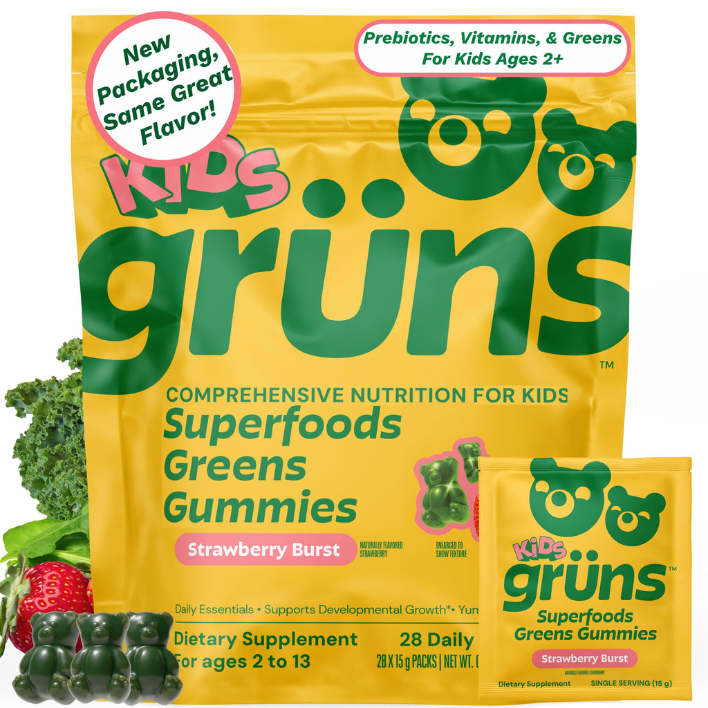Gruns Kids Greens Gummies 20+ Vitamins

