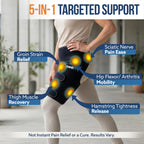 Hip Brace for Sciatica Pain Relief - Adjustable Compression

