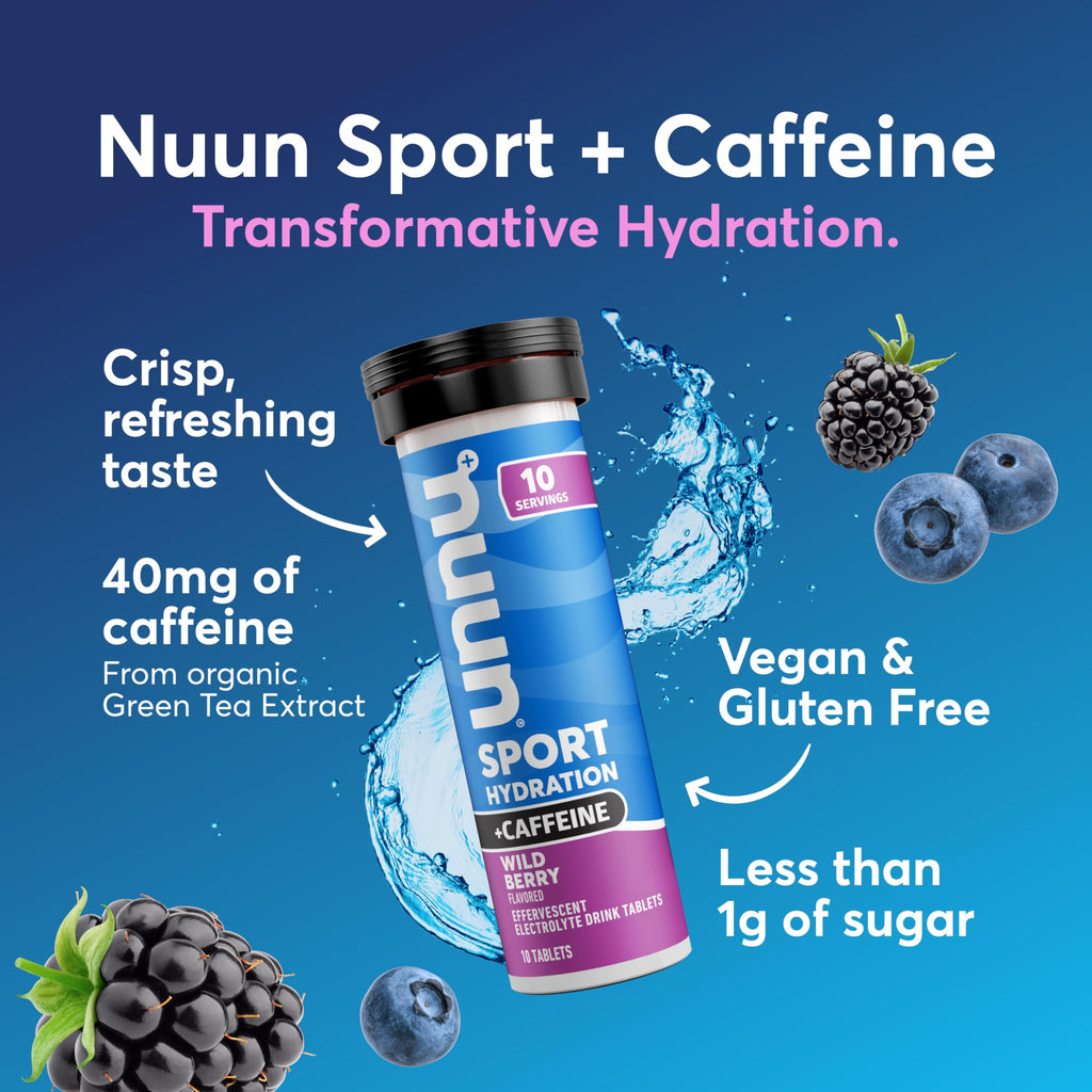 Nuun Hydration Electrolyte Drink Tablets with Caffeine

