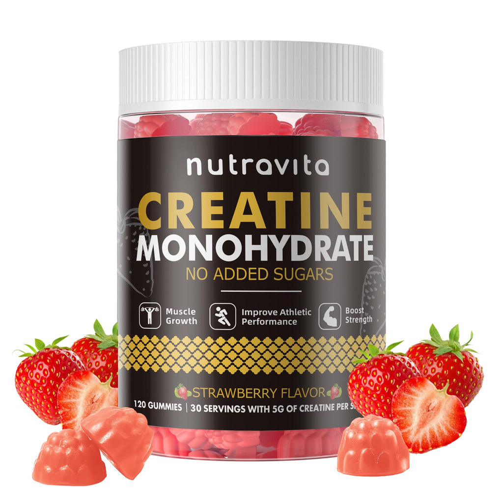 Nutravita Creatine Monohydrate Gummies NSF Certified


