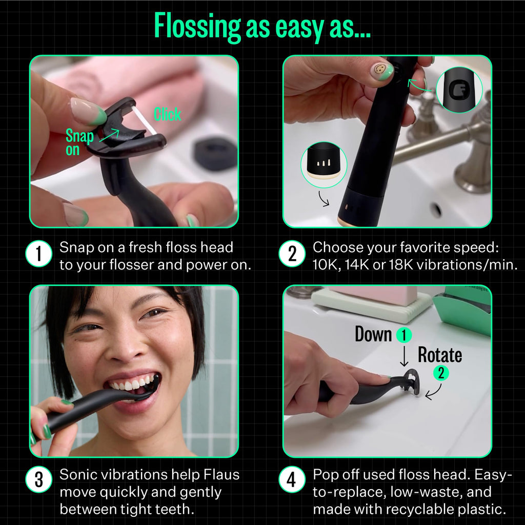 Flaus Electric Flosser - Water Floss Alternative

