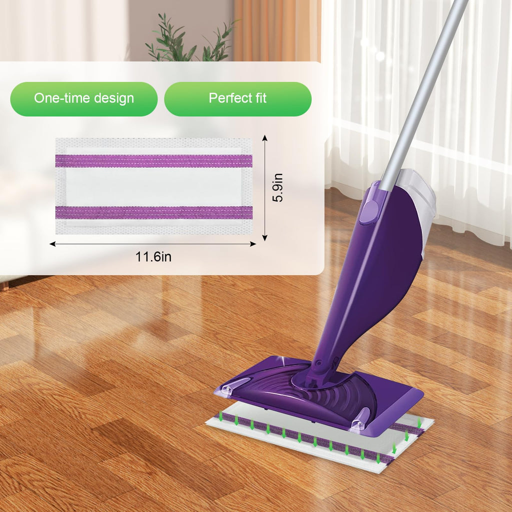 Spray Mop Disposable Pad Refills – Universal Fit

