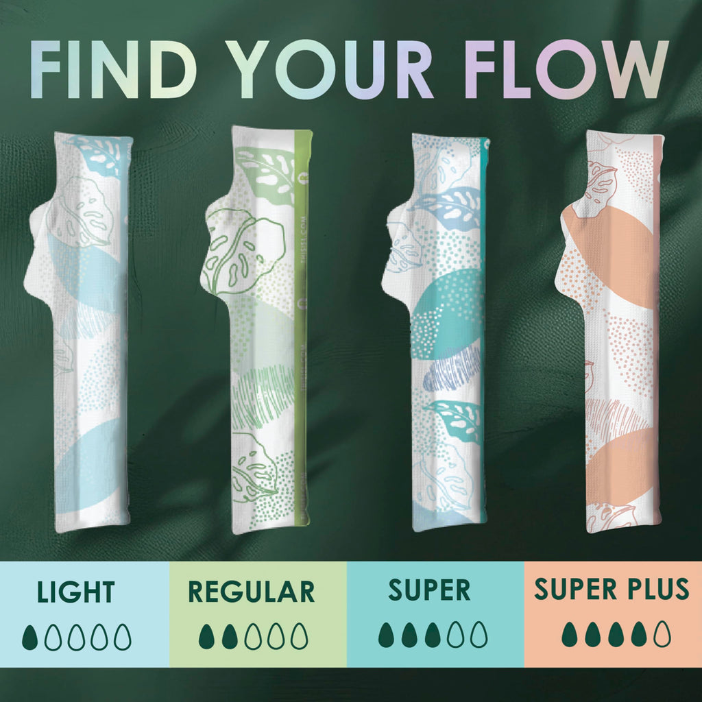 L. Tampons with Organic Cotton Core – BPA-Free Applicator

