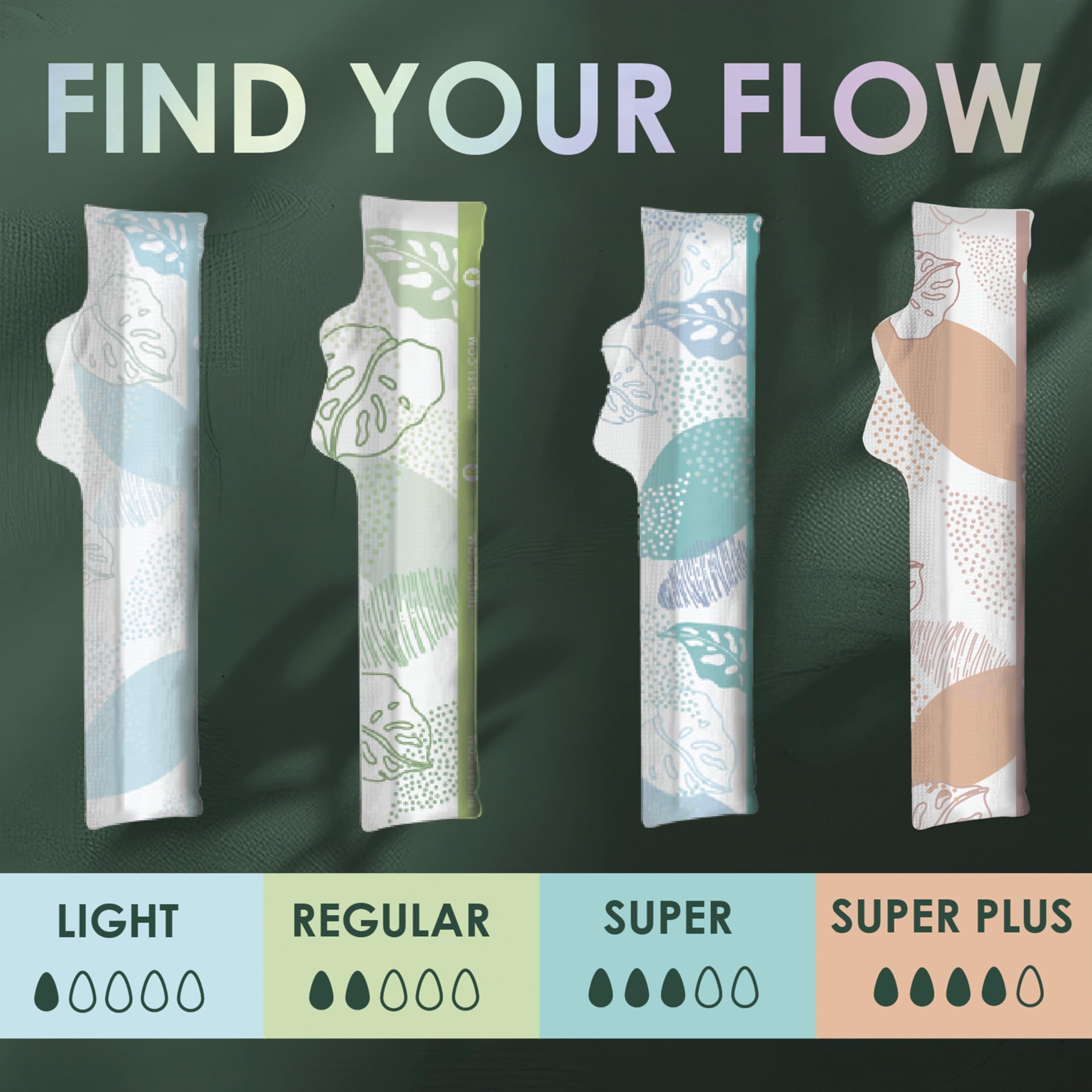 L. Tampons with Organic Cotton Core – BPA-Free Applicator

