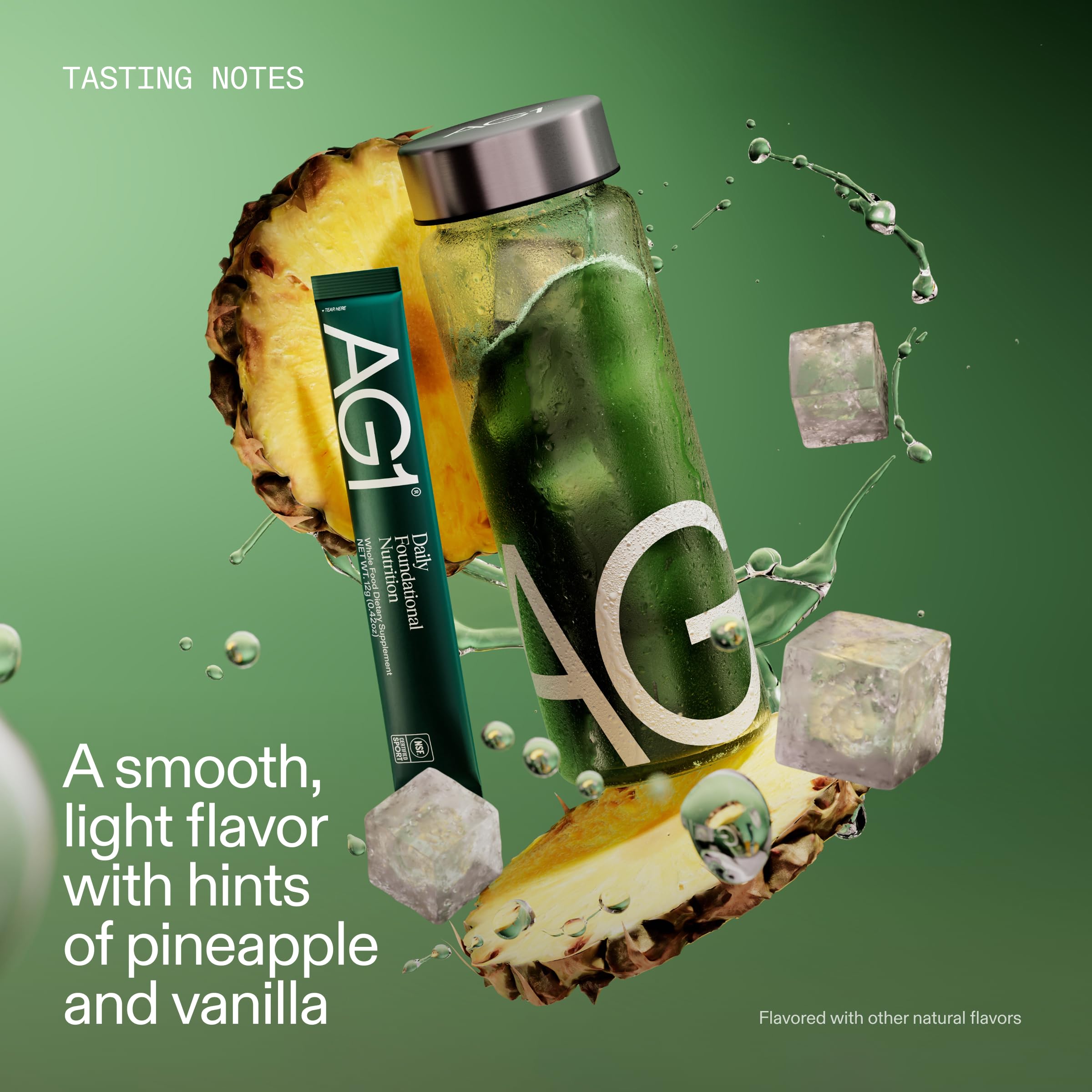 Athletic Greens AG1 Greens – Daily Multivitamin & Probiotic

