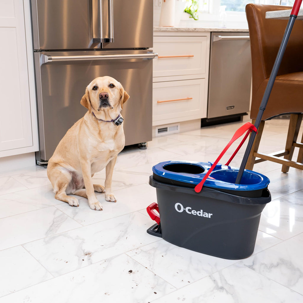 O-Cedar RinseClean Spin Mop & Bucket System | Clean Water Floors

