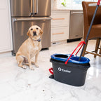 O-Cedar RinseClean Spin Mop & Bucket System | Clean Water Floors

