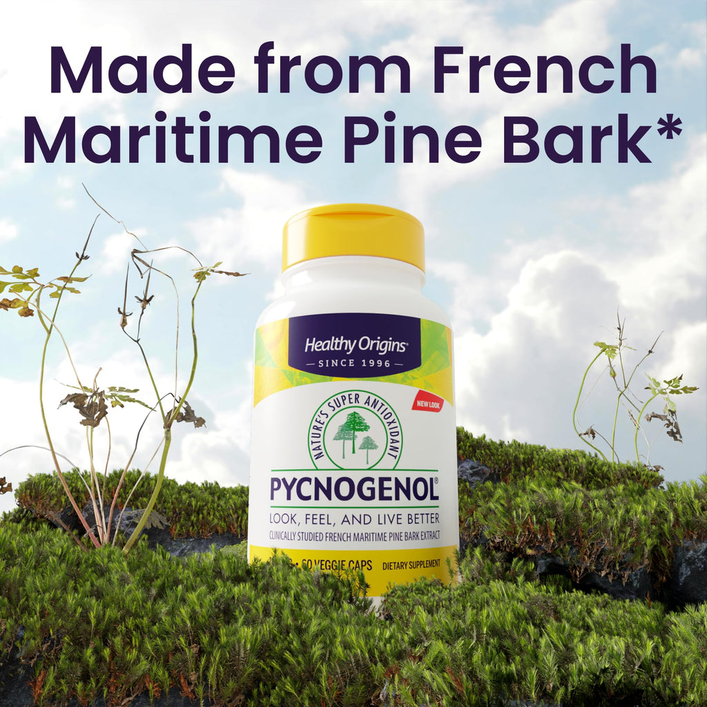 Healthy Origins Pycnogenol 100 mg Pine Bark Extract

