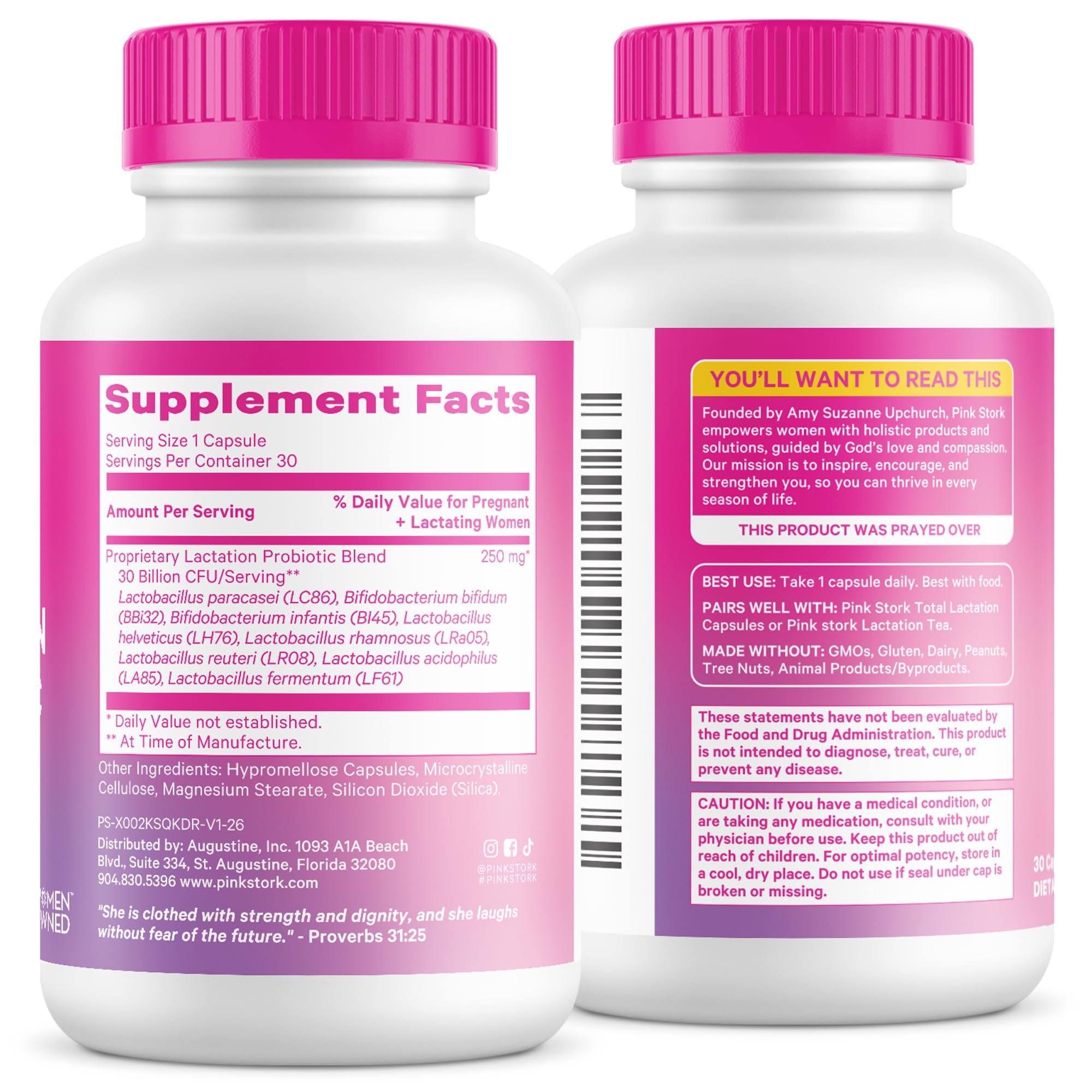 Pink Stork Lactation Probiotic for Breastfeeding Moms

